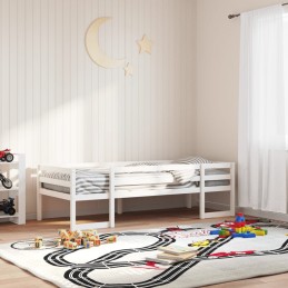 Kinderbett Weiß 75x190 cm...