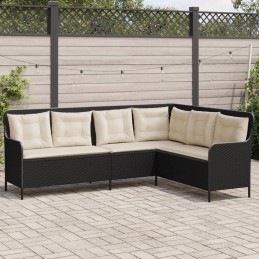 Gartensofa in L-Form mit...