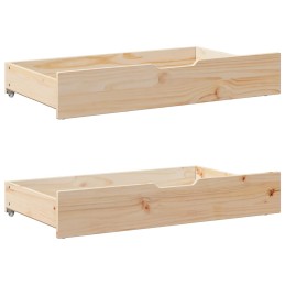 Bettschubladen mit Rollen 2...