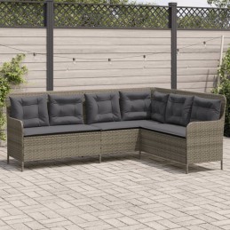 Gartensofa in L-Form mit...