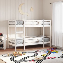 Etagenbett Weiß 75x190 cm...