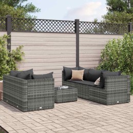 6-tlg. Garten-Lounge-Set...