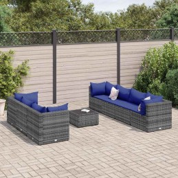 8-tlg. Garten-Lounge-Set...