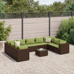 10-tlg. Garten-Lounge-Set...