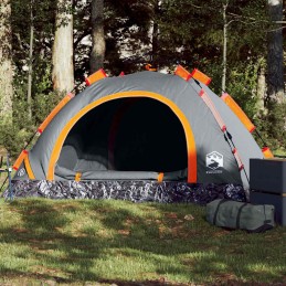 Campingzelt 2 Personen Grau...