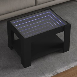 LED-Couchtisch Schwarz...