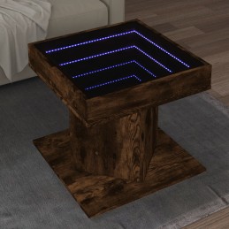 LED-Couchtisch Räuchereiche...