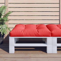 Palettenkissen Rot 80x80x12...