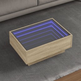 LED-Couchtisch Sonoma Eiche...