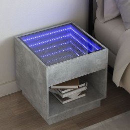 Nachttisch mit Infinity-LED...