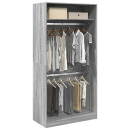 Kleiderschrank Grau Sonoma...