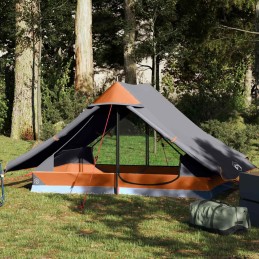 Campingzelt 2 Personen Grau...