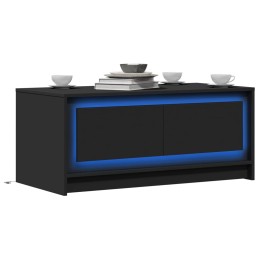 LED-Couchtisch Schwarz...