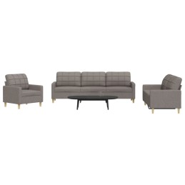 3-tlg. Sofagarnitur Taupe...