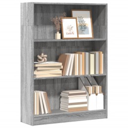 Bücherregal Grau Sonoma...