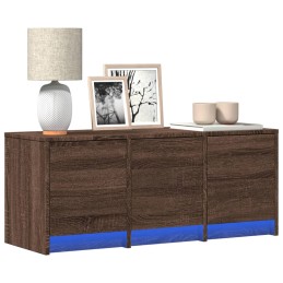 TV-Schrank LED Braun...