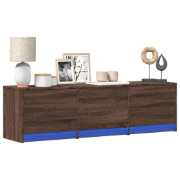 TV-Schrank LED Braun...