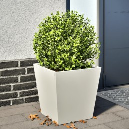 Pflanzkübel Weiß 40x40x40...