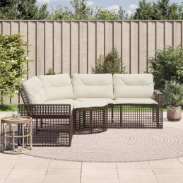 Gartensofa in L-Form mit...