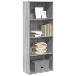 Bücherregal Grau Sonoma...