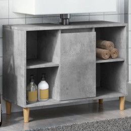 Badschrank Betongrau...
