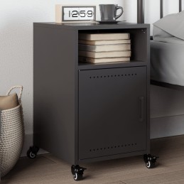 Nachttisch Schwarz 36x39x59...