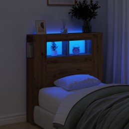 LED-Kopfteil Artisan-Eiche...