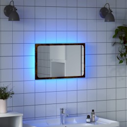 LED-Badspiegel Sonoma-Eiche...
