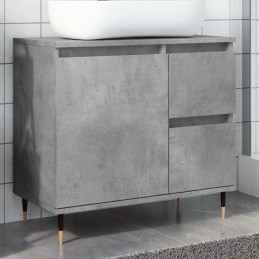 Badschrank Betongrau...