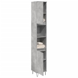 Badschrank Betongrau...