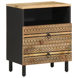 Nachttisch Schwarz 50x33x62...