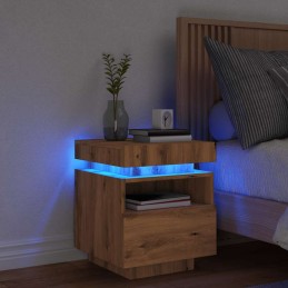 Nachttisch mit LED-Leuchten...