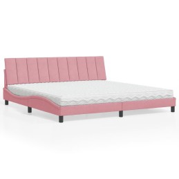 Bett mit Matratze Rosa...