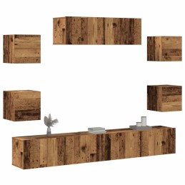 7-tlg. TV-Schrank-Set...