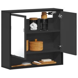 Spiegelschrank Schwarz...