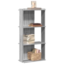 Bücherregal 3 Böden Grau...