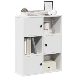 Bücherregal Weiß 60x24x76,5...