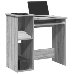Schreibtisch mit Regal Grau...