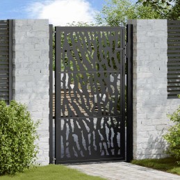 Gartentor Schwarz 105x155...