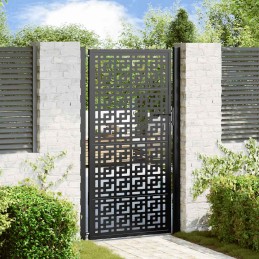 Gartentor Schwarz 105x180...