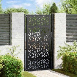 Gartentor Schwarz 105x180...