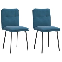 Esszimmerstühle 2 Stk. Blau...