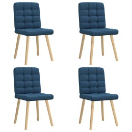 Esszimmerstühle 4 Stk. Blau...