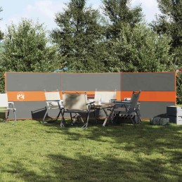 Camping-Windschutz Grau und...