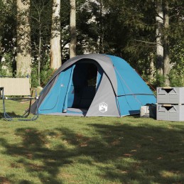 Campingzelt 4 Personen Blau...