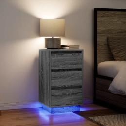 Nachttisch mit LED-Leuchten...