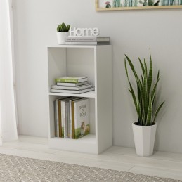 Bücherregal Weiß 40x24x75...