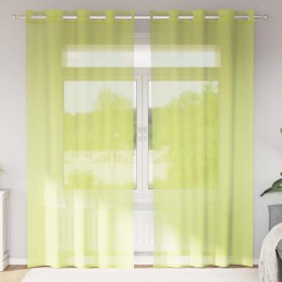 Voile Vorhänge mit Ösen 2...