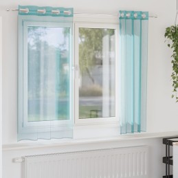 Voile Vorhänge mit Ösen 2...
