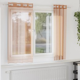 Voile Vorhänge mit Ösen 2...